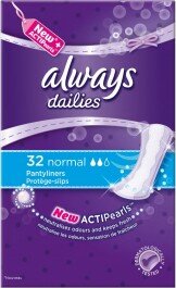 Always Dailies Liners Normal 32