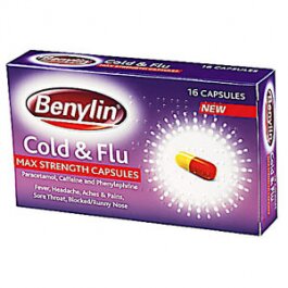 Benylin Cold and Flu Max Strength Capsules 16