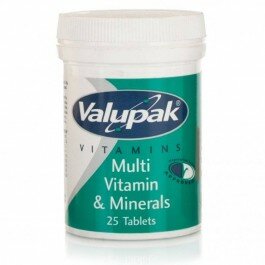 Valupak Multivitamin and Mineral Tablets 25 pack