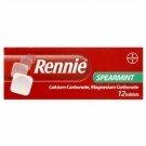 Rennie Tablets Spearmint 12 pack
