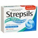 Strepsils Lozenges Sore Throat and Blocked Nose 36