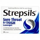 Strepsils Sore Throat and Cough Lozenges 24