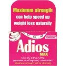 Adios Max Herbal Tablets 100 pack