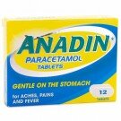 Anadin Paracetamol Tablets 12 pack