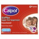 Calpol 6+ Sachets Sugar Free 12x5ml