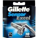 Gillette Sensor Excel Cartridges 10