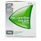 Nicorette Gum Original 4mg 210
